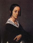 Jean Francois Millet Portrait of Fierden oil painting on canvas